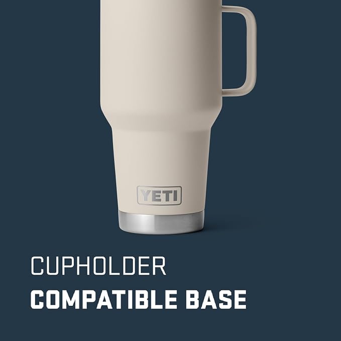 YETI Rambler 30 oz Travel Mug, Stainless Steel, Vacuum Insulated - Image 3