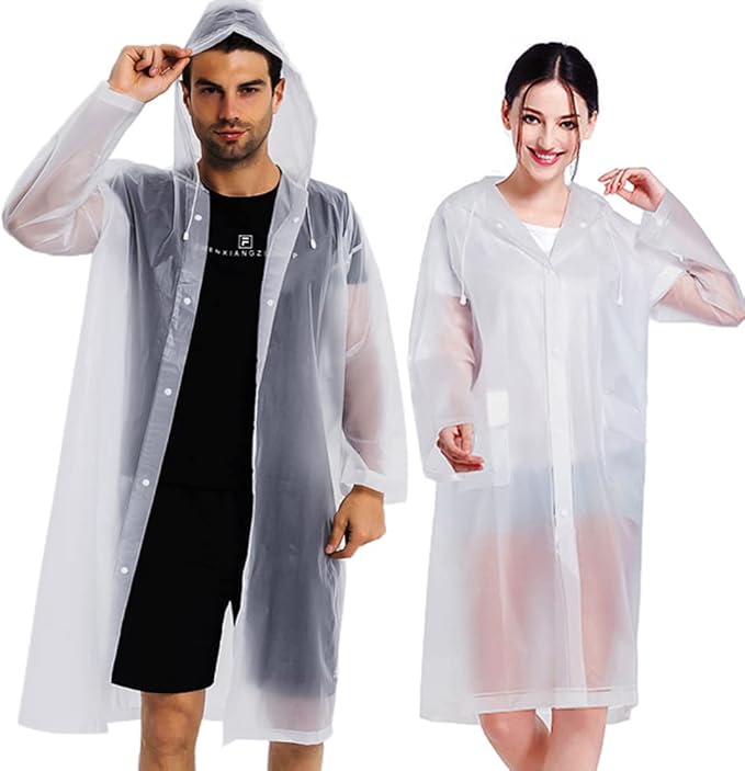 Rain Coats - Reusable EVA Rain Ponchos by COOY