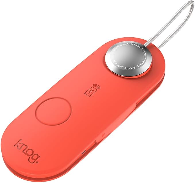 Knog Scout iOS Smart Tag, Tracker & 85d Alarm– Rechargeable Luggage Tag by Knog
