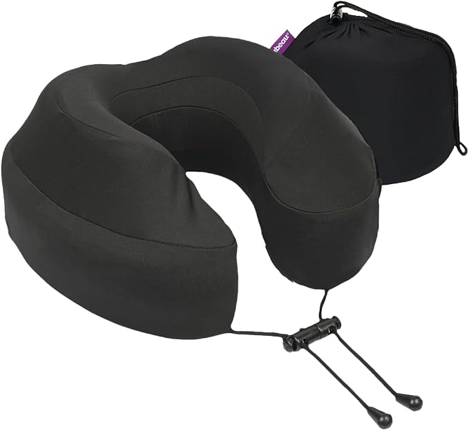 Cabeau Air Travel Pillow for Long Flights – Evolution Plus – U Shaped Memory by Cabeau