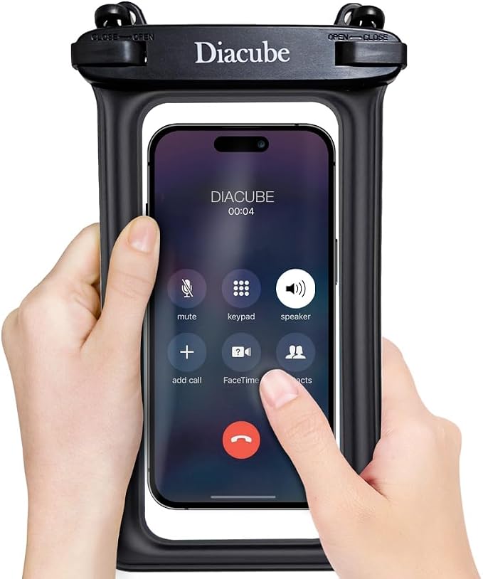 2-Pack Waterproof Phone Pouch, Universal IPX8 Floating Waterproof Case - Image 4