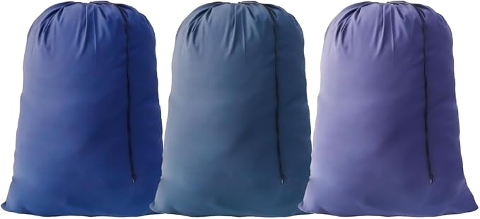 Extra Large Laundry Bag 3 Pack Travel Laundry Bags Dirty Clothes Organizer - Image 2