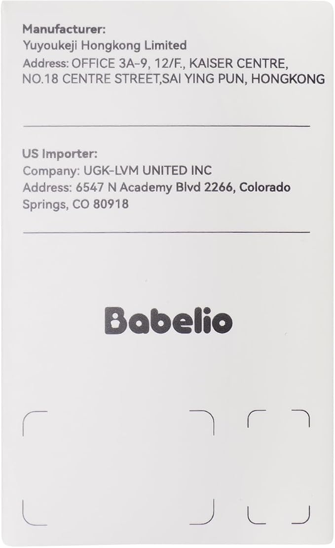 Babelio White Noise Sound Machine, Night Light, Mini and Portable, 15 - Image 10