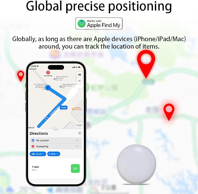 Key Finder, Works with Find My, Sound Location, Key Locator Tracker - Image 6