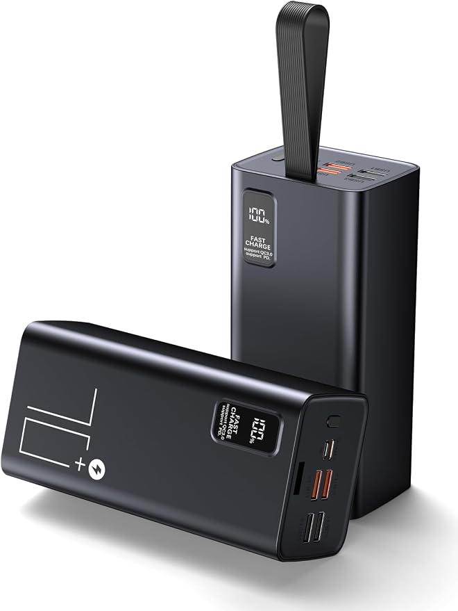 Portable Charger 70000mAh Power Bank High Capacity, 30W PD & QC 3.0 Fast by Unknown