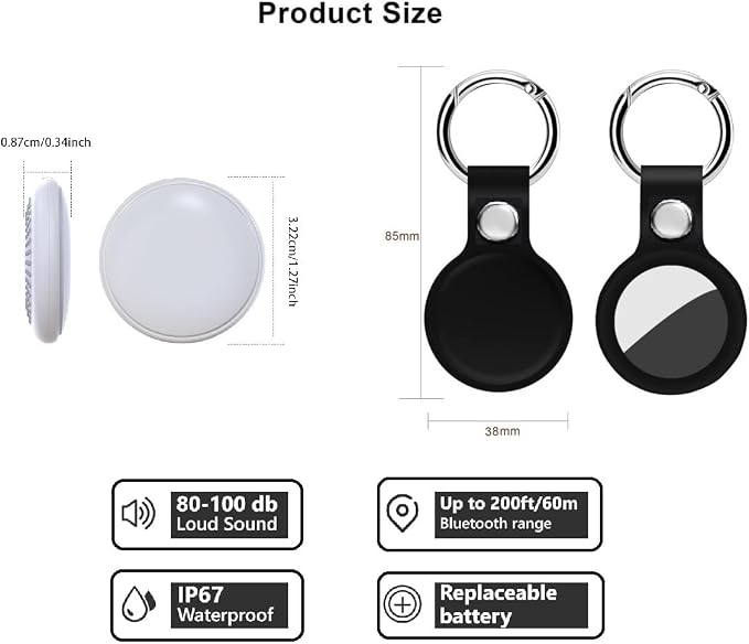 Key Finder, Works with Find My, Sound Location, Key Locator Tracker - Image 7