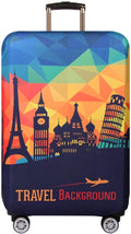 MosaiRudo Thicker Luggage Cover Elastic Suitcase Cover Protector Fits 18-32 by MosaiRudo