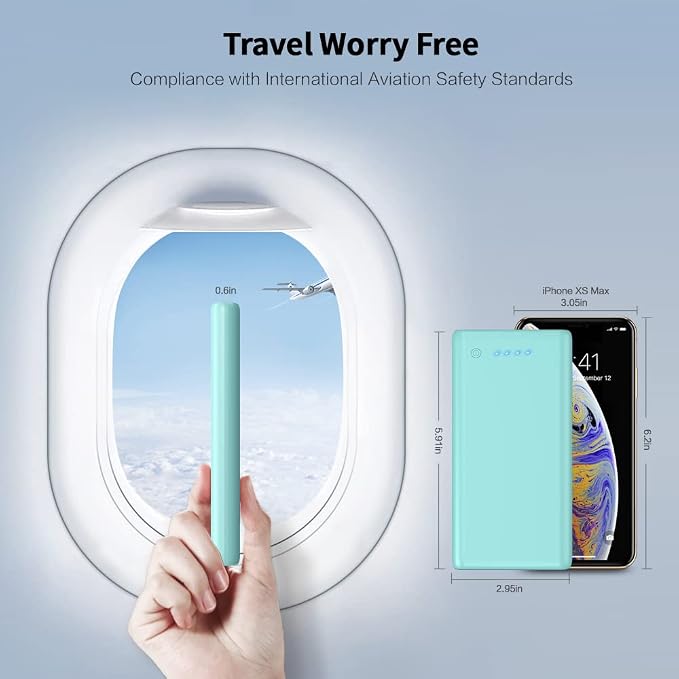Portable Charger Power Bank 25800mAh Huge Capacity External Battery Pack Dual - Image 5