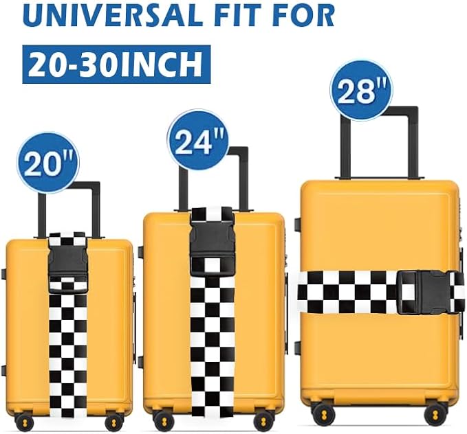 Luggage Straps for Suitcases Travel Belt Accessories, Cute Suitcase Strap - Image 3