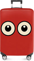 ANNA QUEEN Funny Cartoon Eyes Luggage Cover, Travel Suitcase Cover by ANNAQUEEN