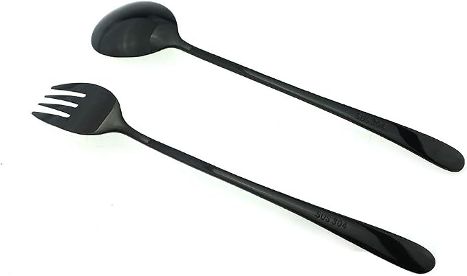 7 Pcs Portable Flatware Set, 304 Stainless Steel Cutlery Set Travel Utensils - Image 4