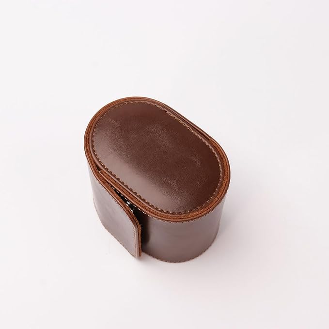 HAN QIANG Single Watch Roll Travel Case Chic Portable Vintage Leather Display - Image 7
