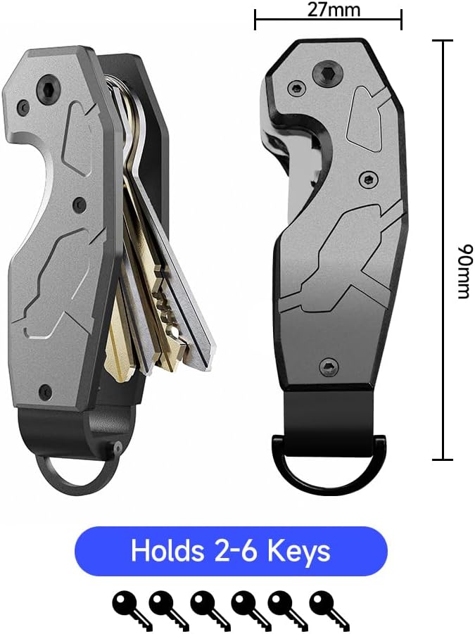 Zeeker Compact Key Organizer Keychain - Image 6