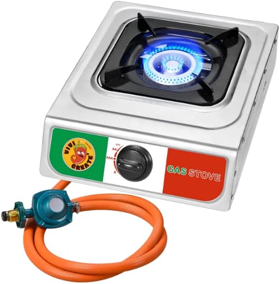 Vivicreate 10000 BTU Single Burner Propane Gas Stove Outdoor Camping Cooker by Vivicreate