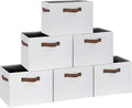 GhvyenntteS 6 Pack Large Fabric Storage Bins by GhvyenntteS