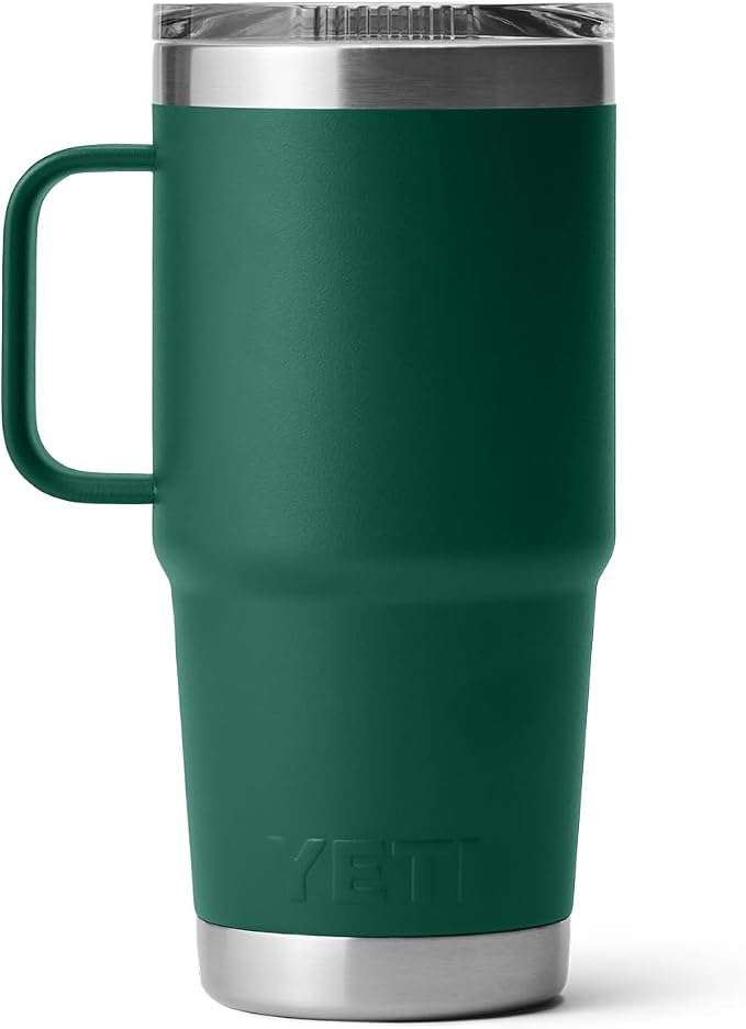 YETI Rambler 20 oz Travel Mug, Stainless Steel, Vacuum Insulated - Image 6