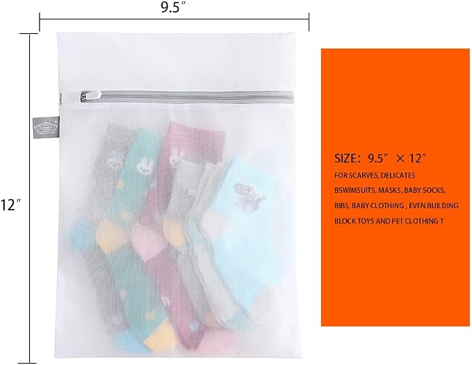 Kimmama Laundry Bag Mesh Wash Bags, Washing Machine Wash Bag, Net Washer Sack - Image 2