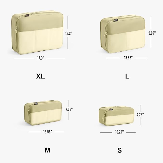 4 Set Compression Packing Cubes - Image 4