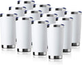 20oz Tumbler Bulk Stainless Steel Vacuum Insulated Tumblers by VisittheEcoMozz