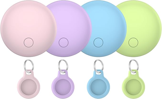 Air Tracker Tags 4-Pack, Item Finders Work by MakeLifeEasier