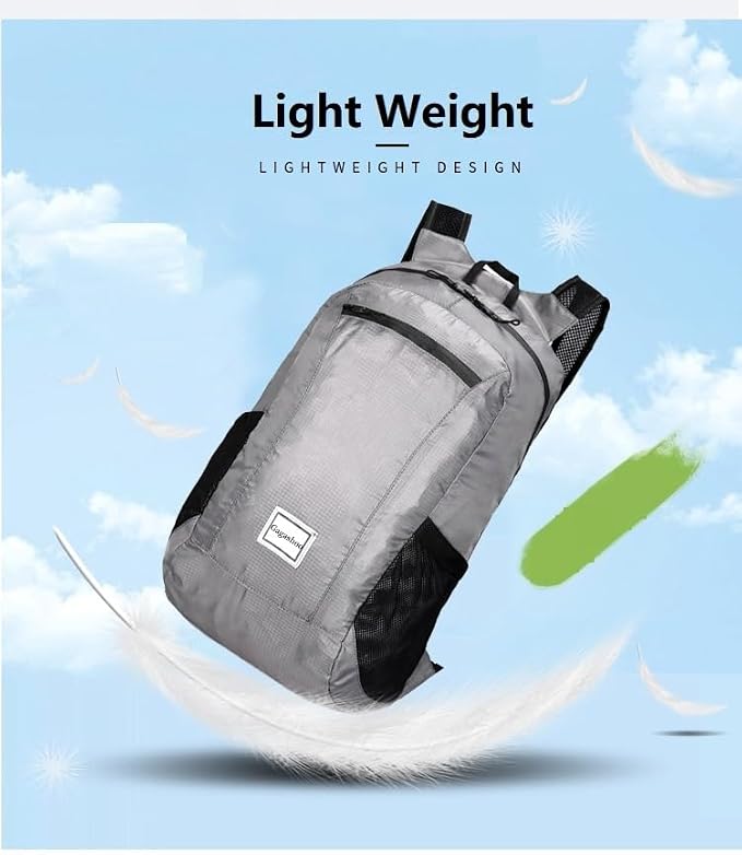Small Foldable Hiking Daypack Packble Skin Casual Backpack Camping Cycling - Image 6