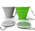 JBER Silicone Collapsible Travel Cup, Silicone Folding Camping Cup by JBER