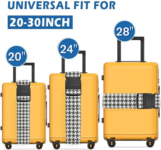 Luggage Straps for Suitcases Travel Belt Accessories, Cute Suitcase Strap - Image 2