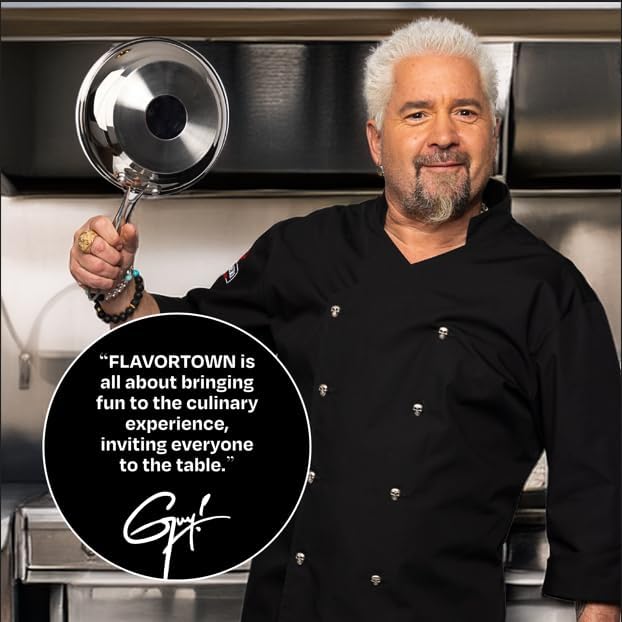 Guy Fieri's Flavortown 10-Piece Stainless Steel Cookware Set - Image 2