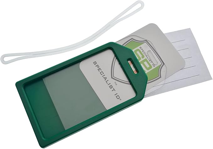 5 Pack - Premium Rigid Airline Luggage Tag Holders - Heavy Duty Hard Plastic - Image 5