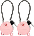 Forge TSA Approved Luggage Locks Ultra-Secure Dimple Key Cable Locks by Forge