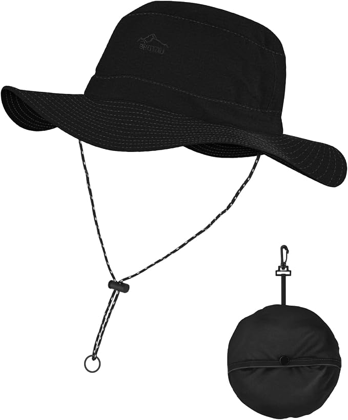 BROTOU Foldable Bucket Hats for Women/Men, UPF 50+ Wide Brim Sun Hat, by BROTOU
