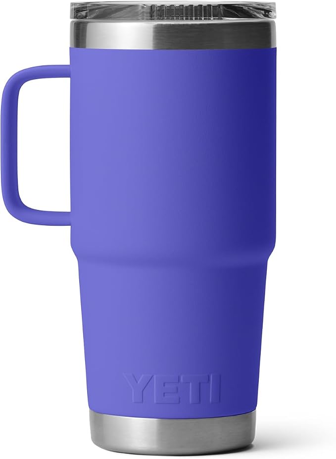 YETI Rambler 20 oz Travel Mug, Stainless Steel, Vacuum Insulated - Image 6