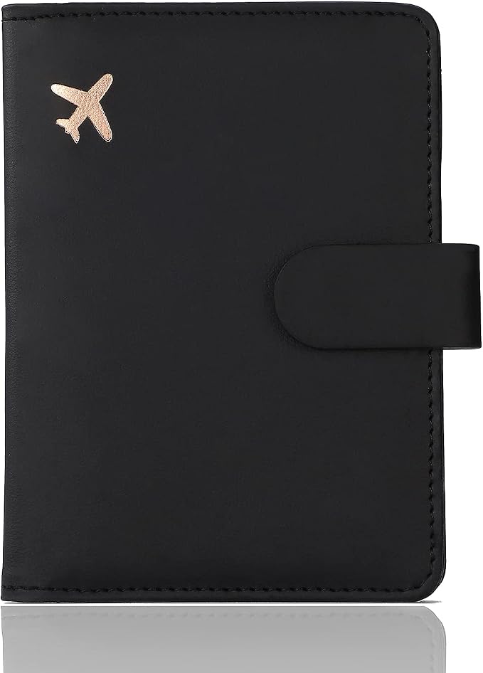 Melsbrinna Premium Leather Passport Holder Covers Case, Waterproof Rfid by Melsbrinna