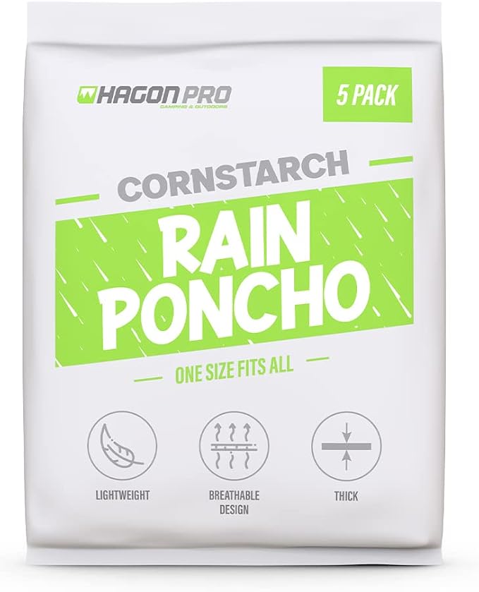 Hagon PRO Disposable Rain Ponchos - Image 2