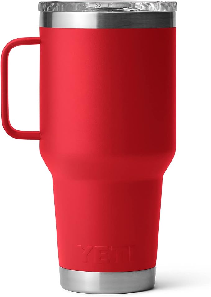 YETI Rambler 30 oz Travel Mug, Stainless Steel, Vacuum Insulated - Image 4