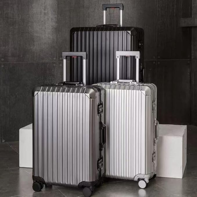 Mvst Luggage Premium All Aluminum Magnesium Carry On 20'' Lightweight Metal - Image 9
