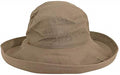 Scala Women's Cotton Hat with Inner Drawstring and Upf 50+ Rating by SCALA