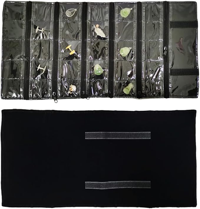 Travel Jewelry Roll Bag Portable Organizer Pouch - Image 2