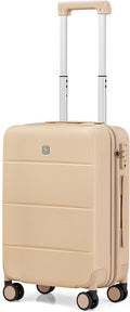 Hanke 20 Inch Carry On Luggage 22x14x9 Airline Approved PC Hard Shell Suitcases by Hanke