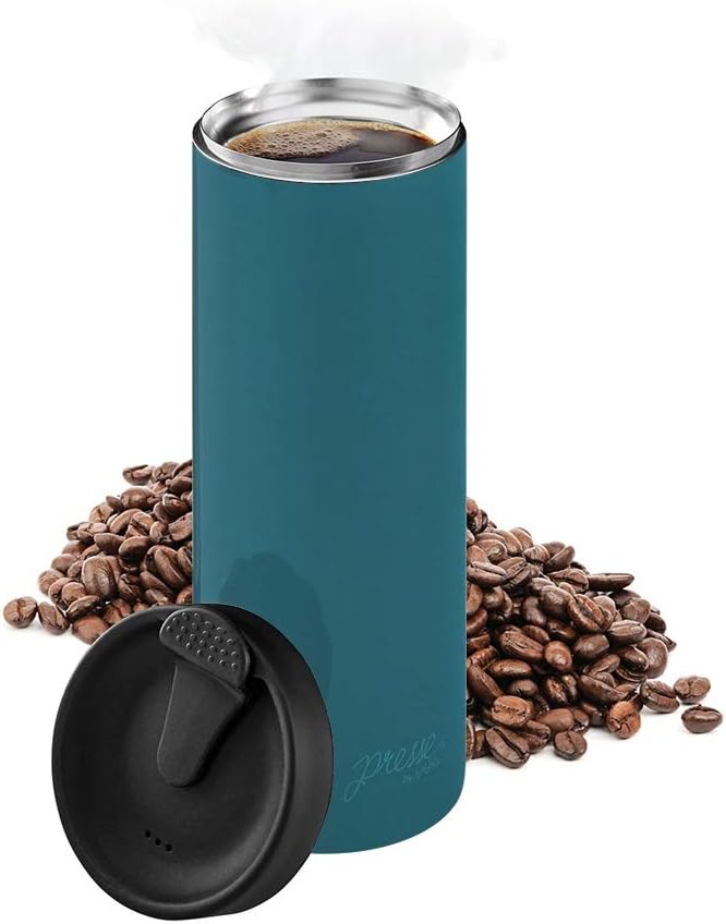 bobble French Coffee Presse, On-The-Go use, Quick Brew, Slim Design, Triple by bobble