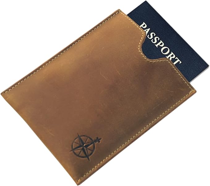WANDERINGS Leather Passport Holder - Image 5