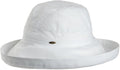 Scala Women's Cotton Hat with Inner Drawstring and Upf 50+ Rating by SCALA