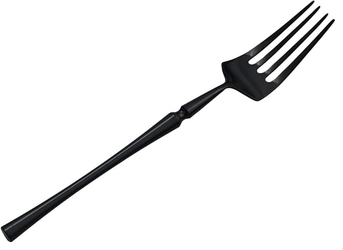 Gugrida Black Silverware Set, 5-Piece 18/10 Stainless Steel Flatware Cutlery Set - Image 6