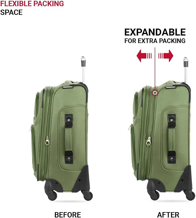 SwissGear Sion Softside Expandable Luggage, Carry-On 21-Inch - Image 5