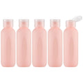 3.4 oz Travel Bottles for Toiletries, Empty Plastic Shampoo Bottle Small Size by HOME
