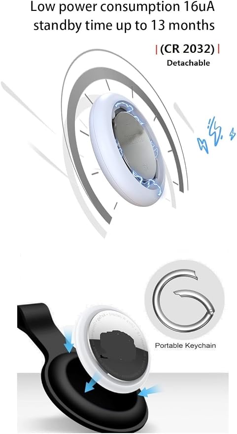 Key Finder, Works with Find My, Sound Location, Key Locator Tracker - Image 4