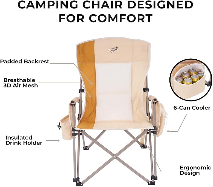 Heavy Duty Portable Folding Camping Chair - Image 3
