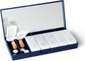 PORT X POLISH Designer Weekly Pill Box Organizer | Compact, Stylish 7-Day by PORTXPOLISH