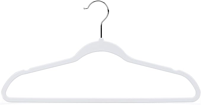 Quality Hangers 50 Pack Non-Velvet Plastic Hangers - Image 9