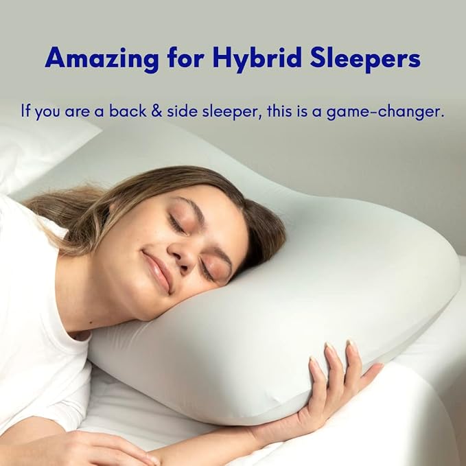 C CUSHION LAB Deep Sleep Pillow, Patented Ergonomic Contour Design - Image 4